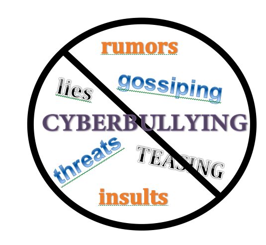 Anti-cyberbullying awareness graphic